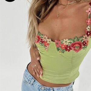 Princess Polly Enchante to meet you corset top size 4